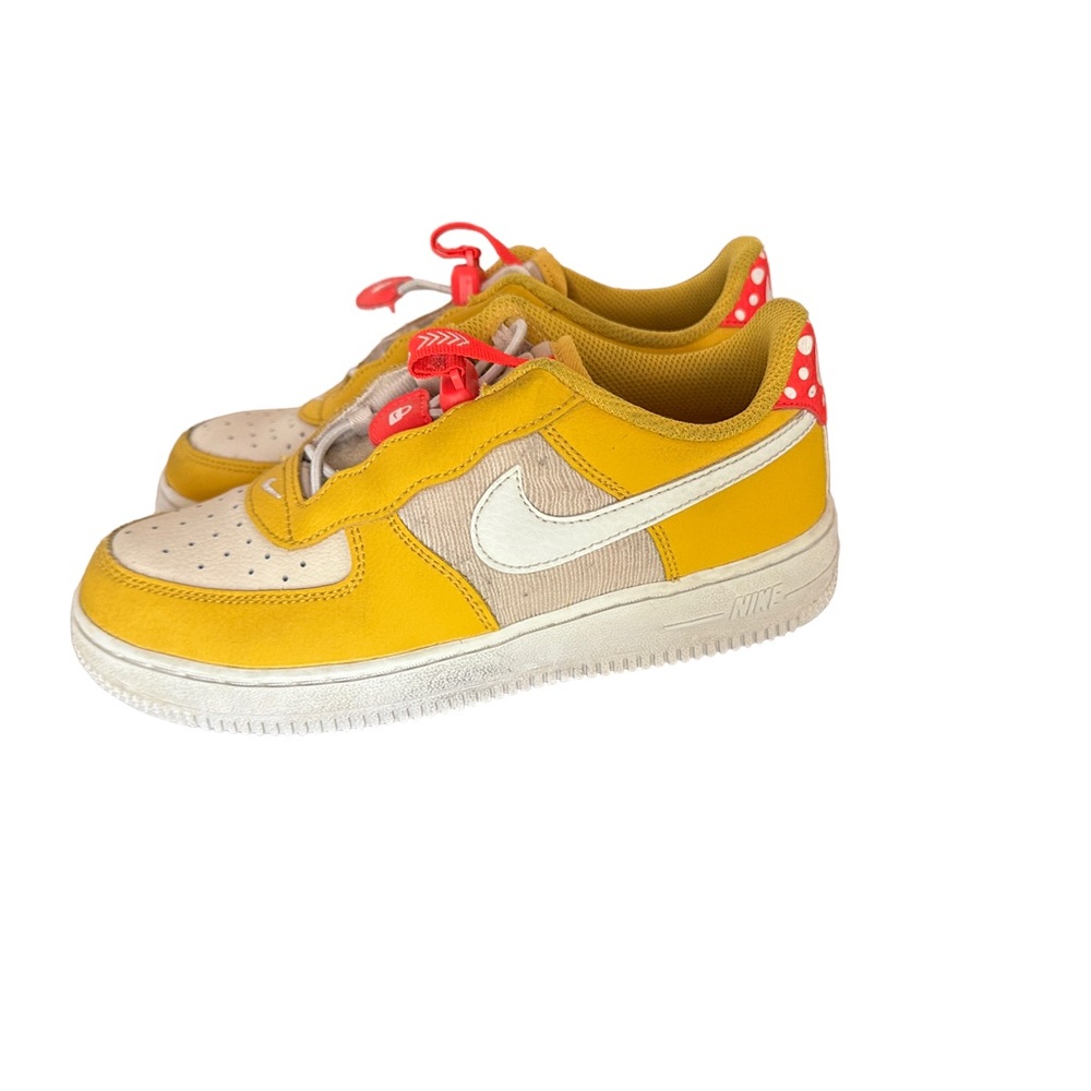 NIKE Air Force 1 Toggle SE Kids Youth Gym Running Shoes Sz 3 Yellow